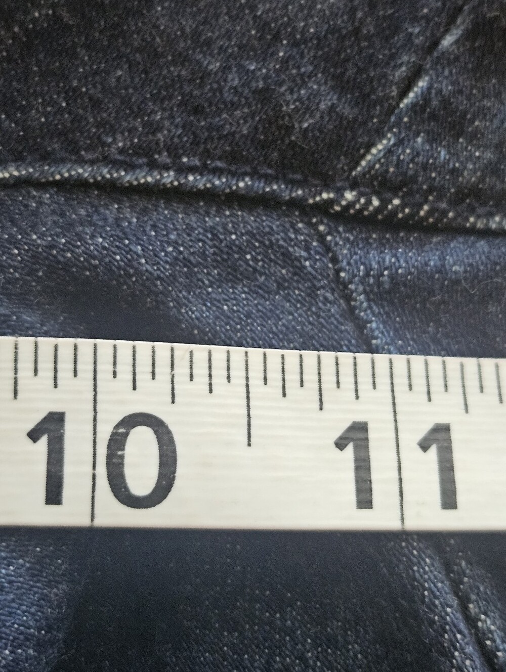 J. Jill Denim Monterey Full Leg Wide Leg Dark Wash Sz 10 (33x34.5) - Picture 11 of 13